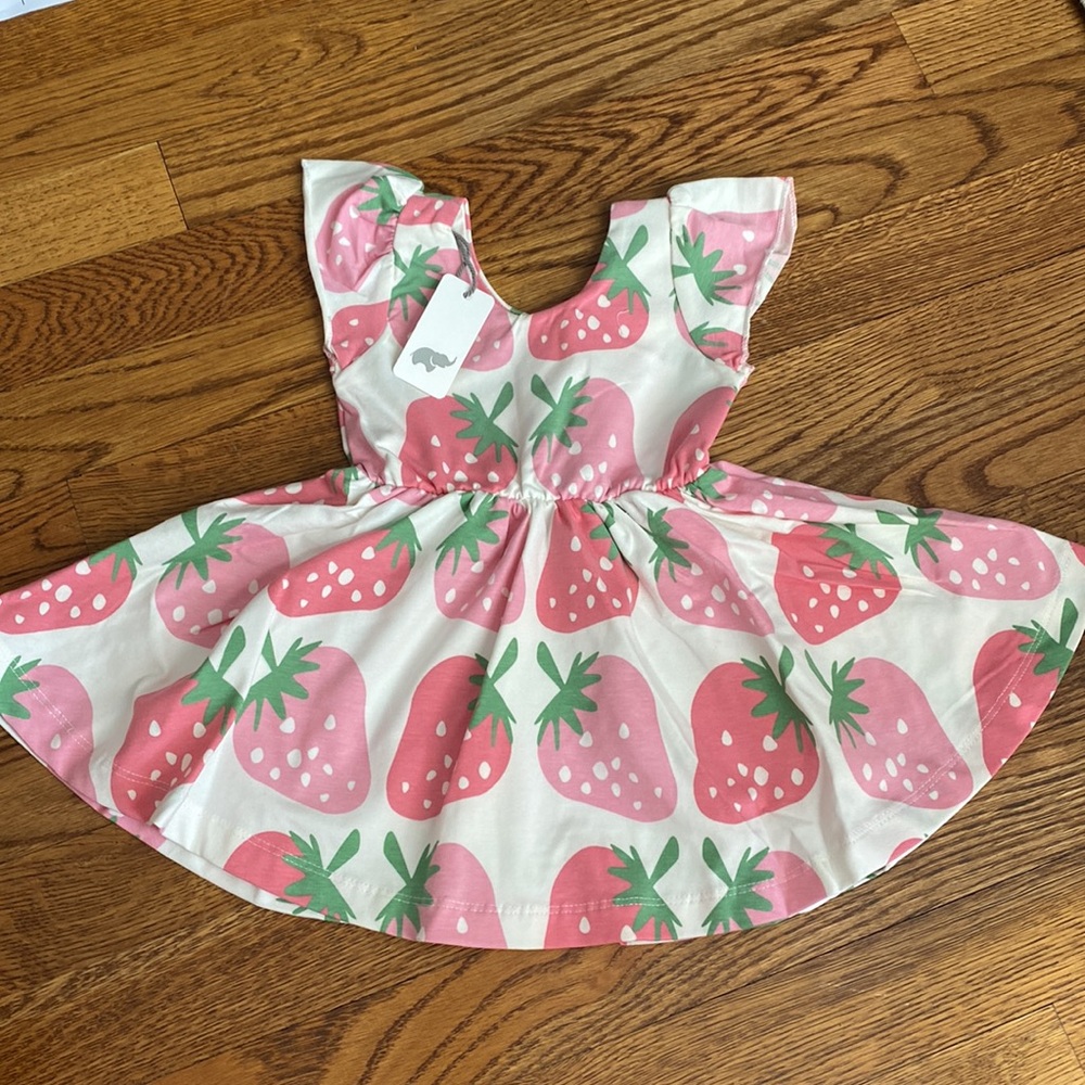 Monica and Andy Strawberry Dress
